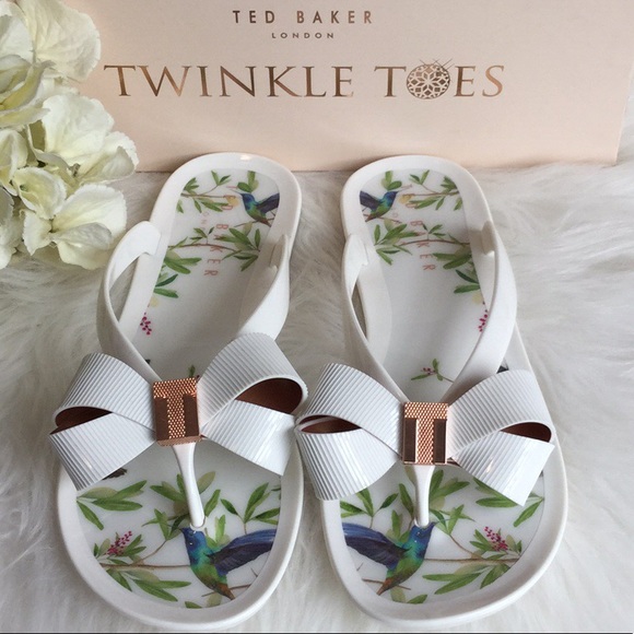 ted baker hummingbird flip flops